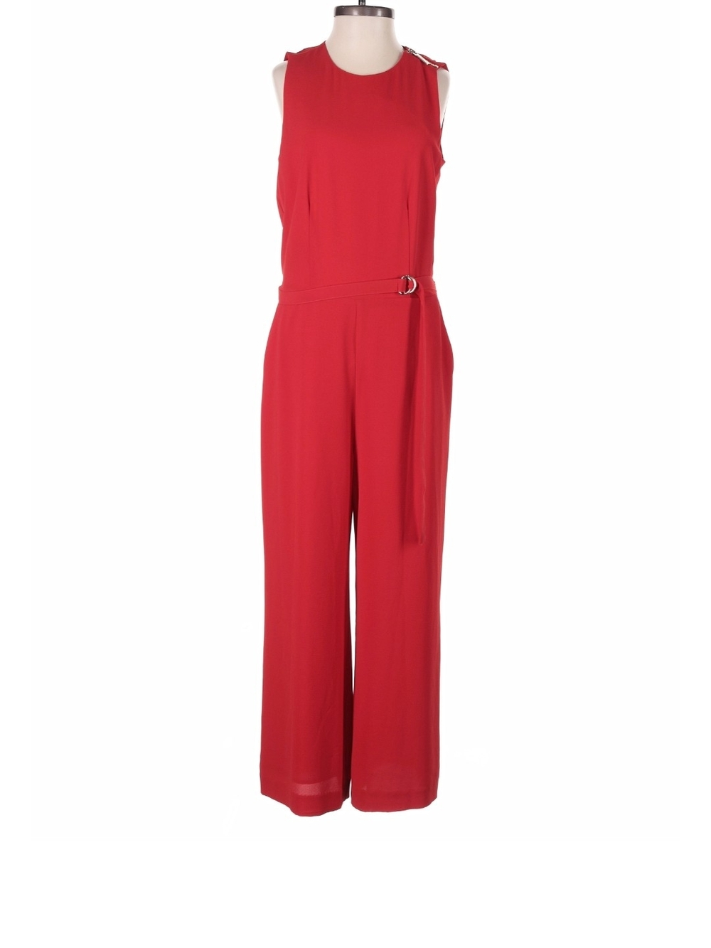 Michael Kors Red Wide Leg Jumpsuit